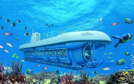 Expedição do submarino Atlantis em Aruba